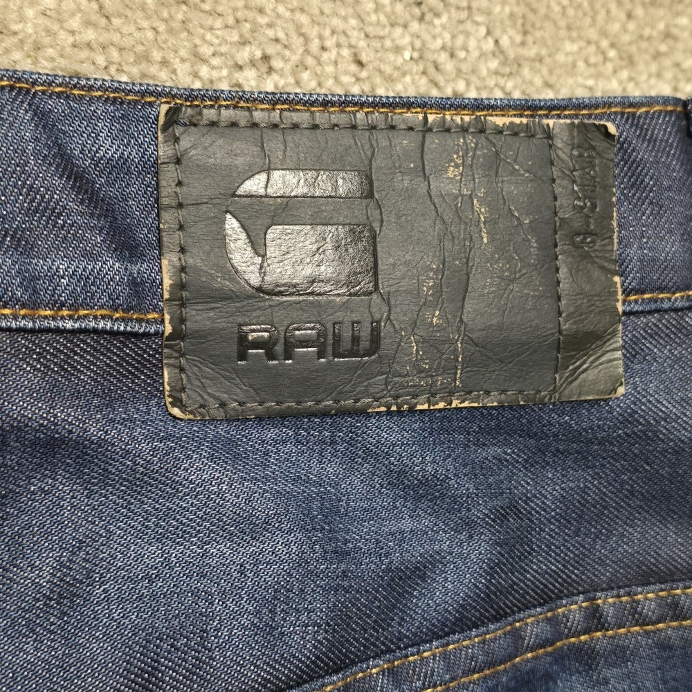 G Star Raw Mens Arc 3D Slim Denim Pants Jeans Size 30x32 Dark Wash - Picture 11 of 16